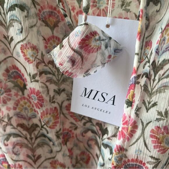 Misa Revolve Amata Floral Long Sleeve Boho Maxi Dress Size Small NWT - Picture 7 of 16